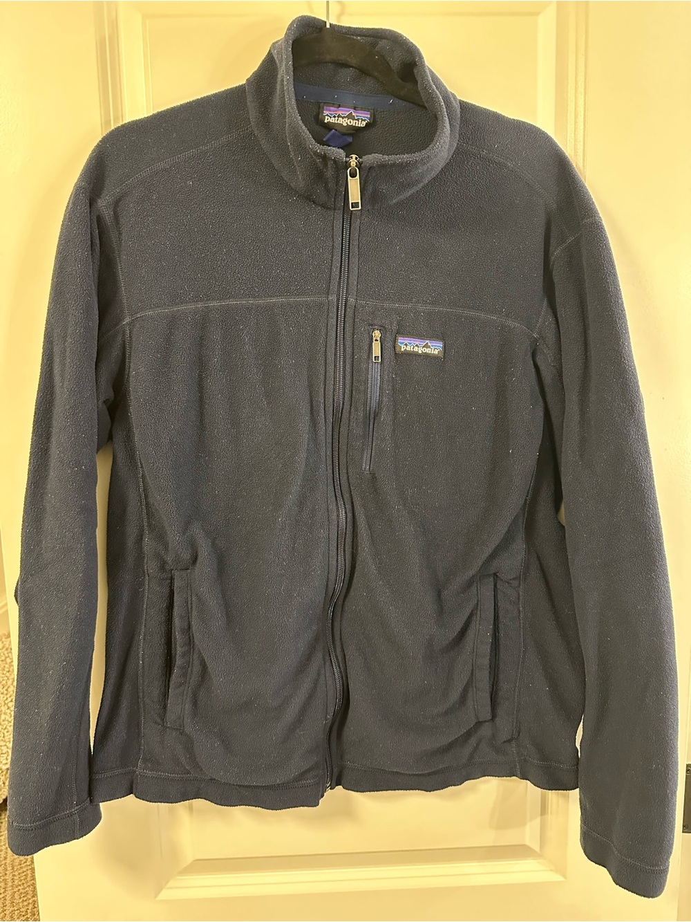 Patagonia Men's Dark Navy Full-Zip Fleece Jacket